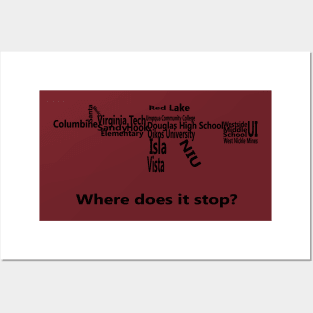 Where does it stop? Posters and Art